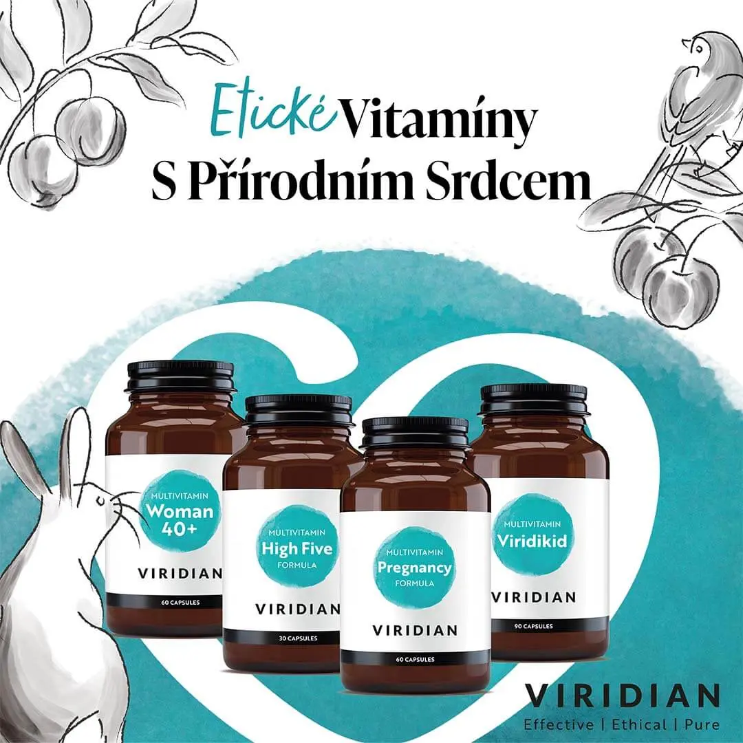 Viridian – efektivní, etické a čisté vitamíny a minerály pro děti, maminky, tatínky i celou rodinu. Pro odolnost a schopnost zvládat těžká období. 
